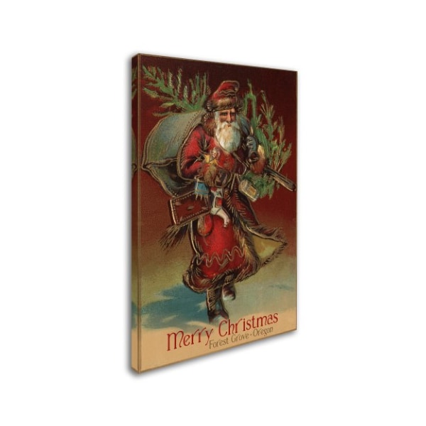 Lantern Press 'Santa Claus 4' Canvas Art,16x24